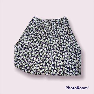 Vintage y2k pleated skirt/floral